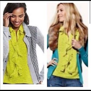 Cabi Reign Yellow Blouse size Large. Style #3071